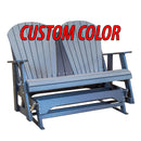 CUSTOM COLOR Kanyon Living 4' Adirondack Glider 2 Seat