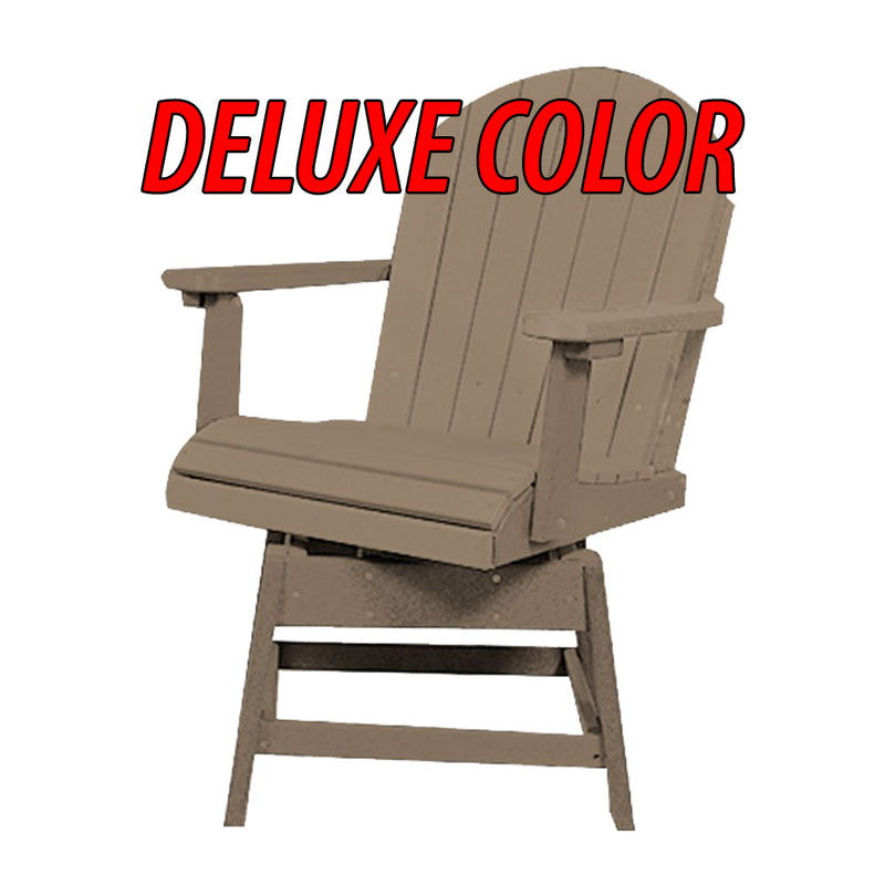 Kanyon Living Dining Height Swivel Chair with Deluxe Color Selection