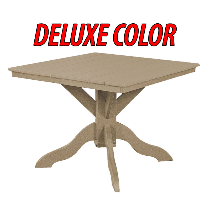 Kanyon Living Dining Height 42" Square Table  Deluxe Color