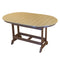 Kanyon Living Dining Height 6' Oval Table with Deluxe Color Selection