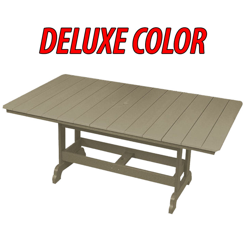 Kanyon Living Counter Height 6' Rectangle Table with Deluxe Color Selection