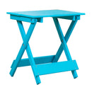 Kanyon Living Basic Folding End Table with Deluxe Color Selection