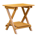 Kanyon Living Folding End Table with Shelf