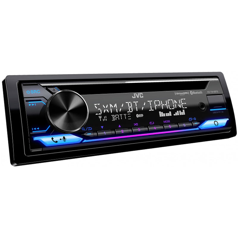 JVC Single Din CD Receiver With Built-In Bluetooth And Amazon Alexa KD-T920BTS