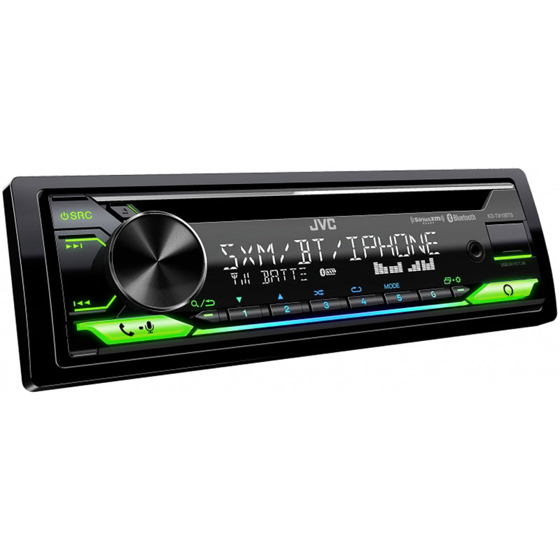 JVC Single Din CD Receiver With Built-In Bluetooth And Amazon Alexa KD-T920BTS