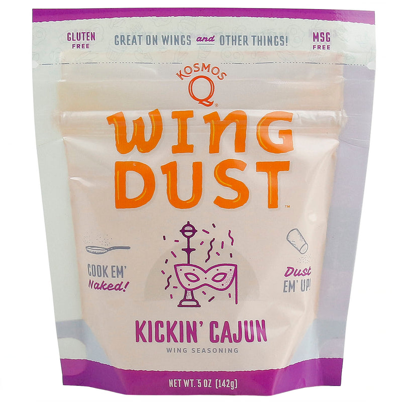 Kosmos Q Wing Dust Kickin Cajun Wing Dusting Seasoning Competition Pit Master