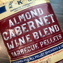 Almond Cabernet Cooking Pellets Red Wine Oak Blend Natural Knotty Wood 20lb Bag