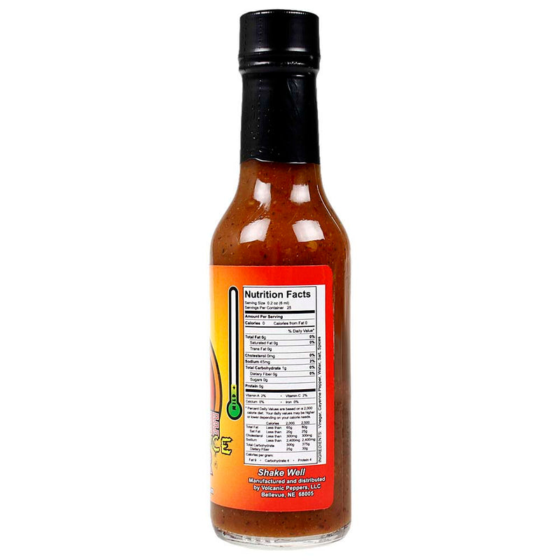 Volcanic Peppers Cajun Hot Sauce 5 Oz All Purpose Mild Cayenne LAVACAJUN