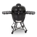 Louisiana Grills 24" Black Kamado Grill with Soft Hinge Gasket and Latch LGK24