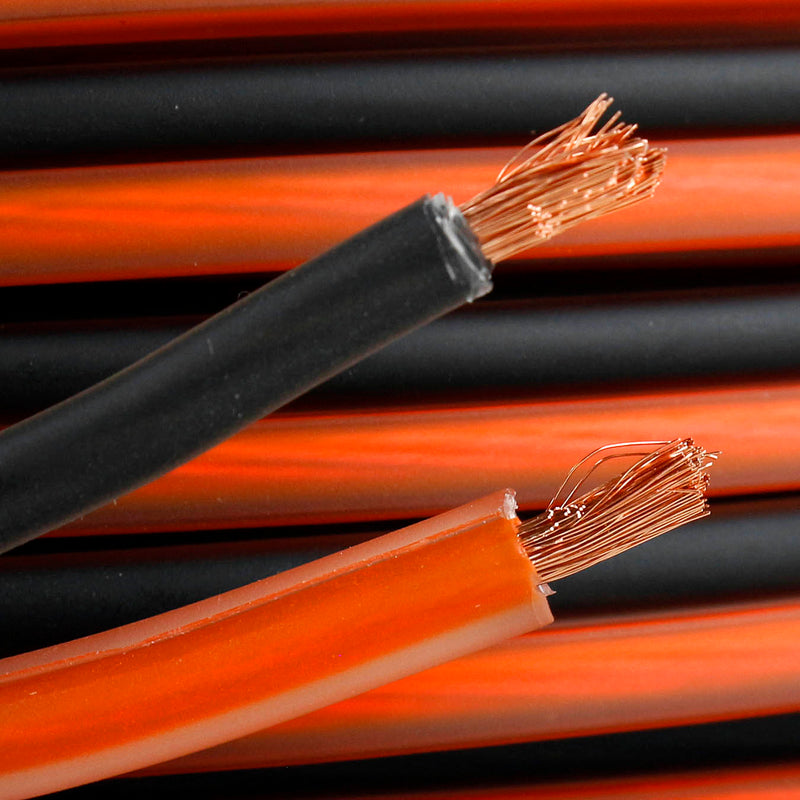 1 Ft Section True 12 Gauge AWG 100% OFC Copper Speaker Wire Orange Mem –  Robidoux Inc