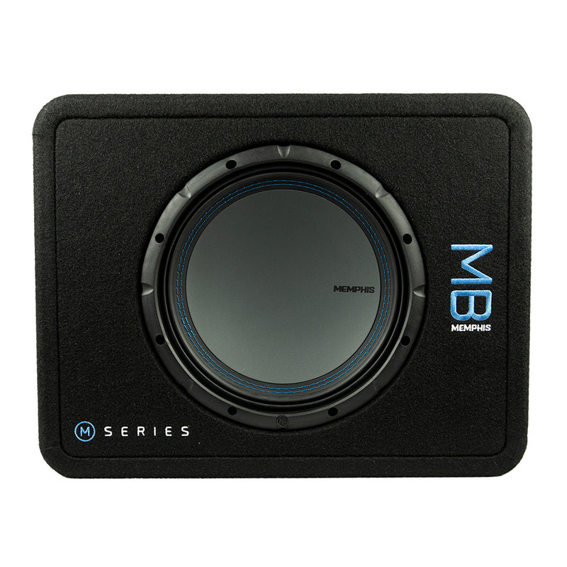 Memphis Audio Loaded Subwoofer Enclosure For A Single 500W RMS 10" Sub MBE10S2
