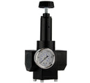 2" Industrial Grade Air Compressor Pressure Regulator with 200 PSI Liquid Filled Gauge