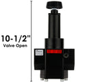 2" Industrial Grade Air Compressor Pressure Regulator with 200 PSI Liquid Filled Gauge