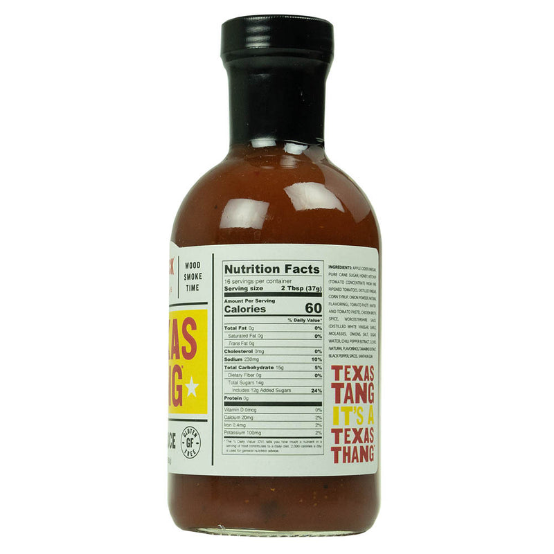 Gabrick's Texas Tang BBQ Sauce Infused With Chicken Broth & Sweetened With Honey