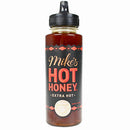 Mikes Hot 12oz Honey Infused With Extra Hot Chiles in Squeeze Bottle MHHXH126