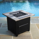 Endless Summer Fire Pit Table Cayden 30" Square LP Gas Patio Fire GAD15298ES