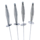 Mr. Bar-B-Q 17" Inch Spiral Kabob Skewers Set of 4 Stainless Steel 40331Y