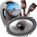 Memphis Audio 6x9" Coaxial Speakers with In-Line Crossover 150W Max MSeries MS69