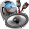 Memphis Audio 6x9" Coaxial Speakers with In-Line Crossover 150W Max MSeries MS69