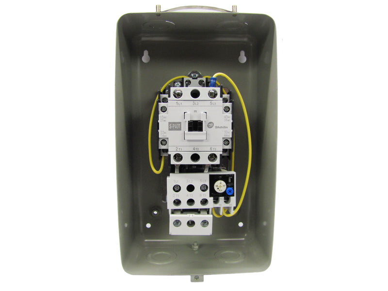 7.5 HP Single 1 Phase Magnetic Starter Motor Control 220-240 Volt 32-48 Amps
