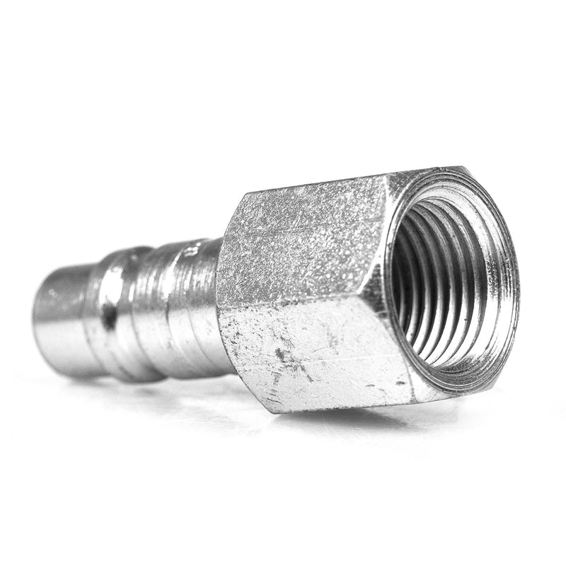 Milton 1858 1/2-Inch G-Style Female Plug – Industrial Air Fitting, UPC 030937305107