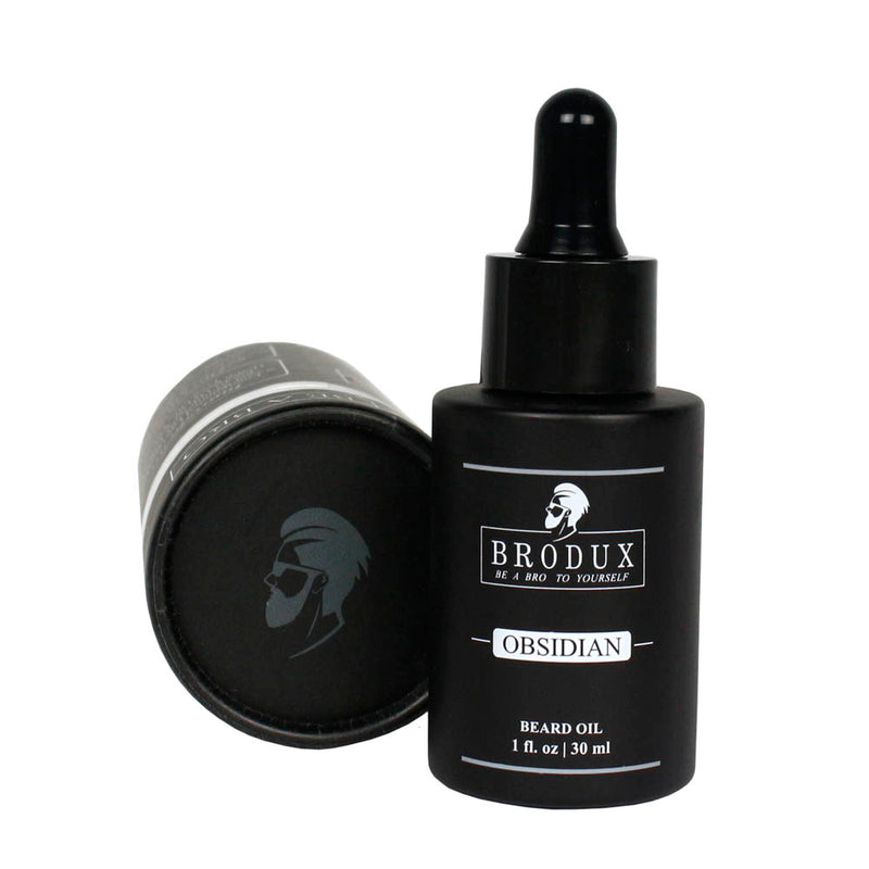 BroDux Obsidian Handcrafted Beard Oil Conditioner Moisturizer Scented 1 Ounce
