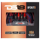 DS18 OFC 0 Gauge Amp Kit Copper Wiring Installation Car Audio Install OFCKIT0