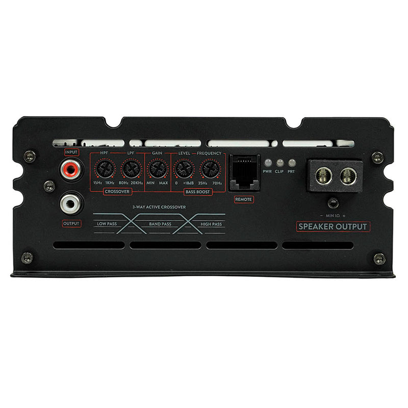 OKUR Monoblock Full Range Amplifier 3000W Max 1 Ohm With Bass Remote OFR3000.1D