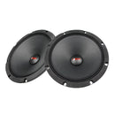OKUR 8" Midrange Speaker Pair Pro Audio 4 Ohm 350 Watts Max Power Black OMR8PR