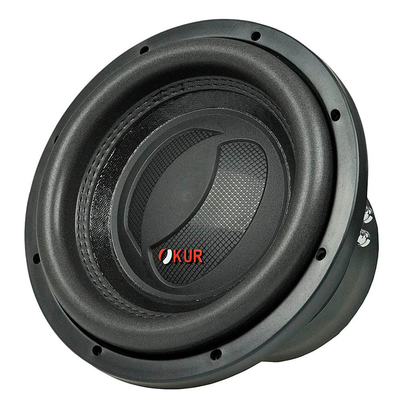 OKUR 10" Subwoofer 2500 Max Power 4 Ohm Double Stitched Foam Surround OSW10D4