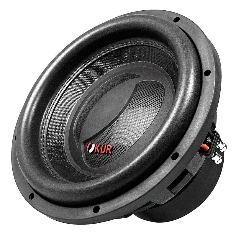 OKUR 12" Subwoofer 2500 Watts Max 600 Watts RMS Dual 4 Ohm Voice Coil OSW12D4