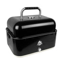 Pit Boss Portable Charcoal Lightweight Grill W/ Internal Fan & Cover Bag Black