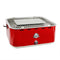 Pit Boss Portable Charcoal Lightweight Grill W/ Internal Fan & Cover Bag Red