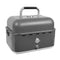 Pit Boss Portable Charcoal Lightweight Grill W/ Internal Fan & Cover Bag Gray