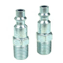 1/4" Industrial I/M Style Steel Plug with 1/4" Male NPT Thread Pair Rolair PIM-14-2C