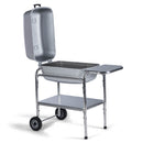 Portable Kitchens Original PK Charcoal Grill BBQ Smoker Combo Silver PKO-SCAX-X