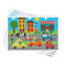 Disposable Placemats 40 Pack Stick on Kids Babies 12x18" City Design Babebay