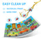 Disposable Placemats 40 Pack Stick on Kids Babies 12x18" City Design Babebay