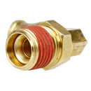 1/4" x 1/4" Push-In x Male NPTF Swivel Elbow Solid Brass Quick Connect Fitting