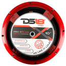 DS18 10" Midrange Speaker 600 Watts Max Power 4 Ohm Car Audio Pro-X10.4M