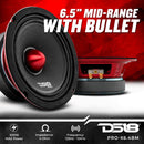 6.5" Midrange Speaker Loudspeaker With Bullet 4 Ohm 500W Max 1 DS18 PRO-X6.4BM