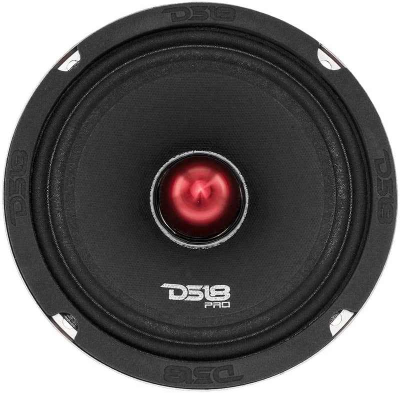 6.5" Midrange Speaker Loudspeaker With Bullet 4 Ohm 500W Max 1 DS18 PRO-X6.4BM