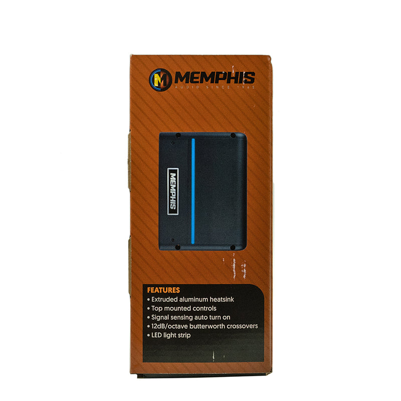 Memphis Audio Amplifier 500W RMS Class D 2-Channel with Bass Remote PRX500.2V