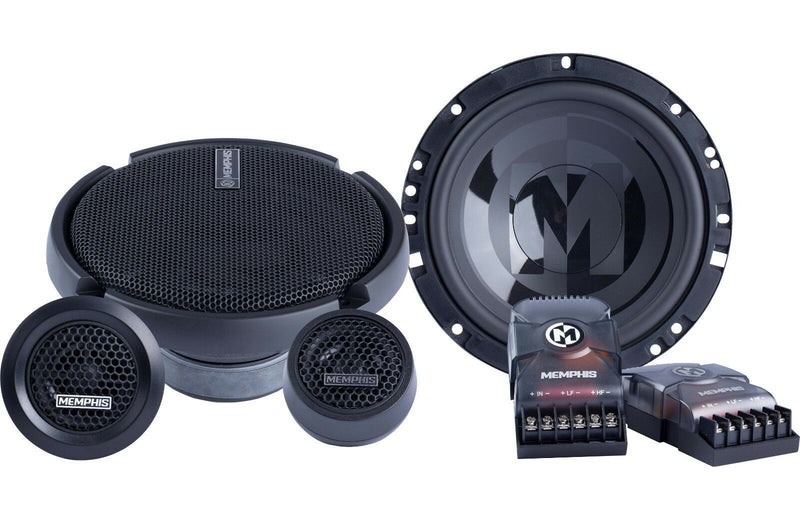 Memphis Audio PRX60C 6.5" Component Speaker System Set w/ 1" Tweeters 100W Max