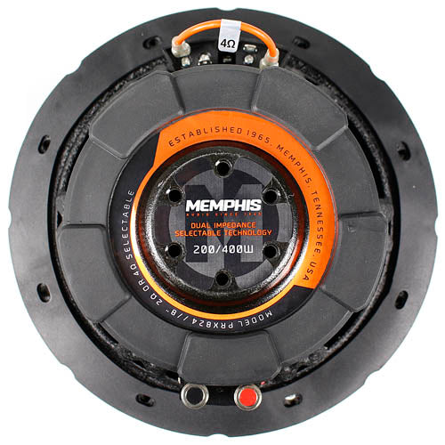 Memphis Audio 8" Subwoofer Selectable 2 or 4 Ohm 200W RMS Power PRX824