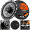 Memphis Audio 6.5" 2 Way Shallow Coaxial Speakers Power Reference 80W Max Pair