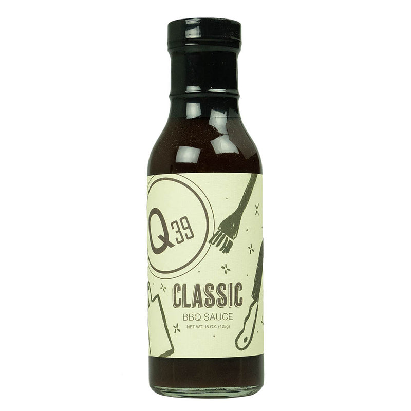 Q39 Classic BBQ Sauce Fruity, Sweet & With Some Spice Gluten-Free 15 Ounces