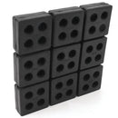 Anti Vibration Pad Isolation Dampener All Rubber Industrial Heavy Duty ﻿6x6x3/4"