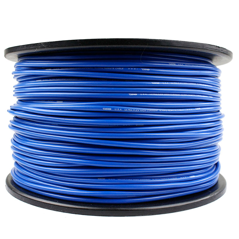 16 Gauge 500' Feet Blue Primary Remote Wire 12V Auto Wiring Cable AWG Ultra Flex