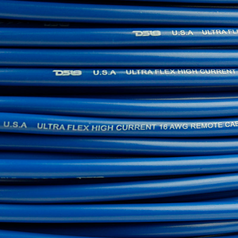 16 Gauge 500' Feet Blue Primary Remote Wire 12V Auto Wiring Cable AWG Ultra Flex